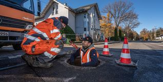 Reparaturen am Kanalnetz können ohne Straßenaufbrüche vorgenommen werden.